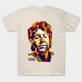 Abstract L Cohen in WPAP T-Shirt